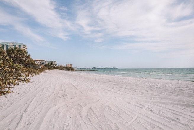 Lido Beach in Sarasota, Westküste von Florida